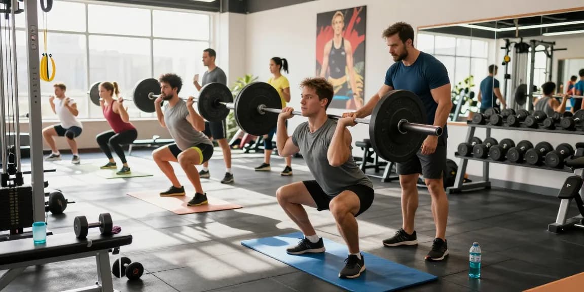 Deus Medical bietet hochwertige Anabolika für Sportler in einem modernen Fitnessstudio.